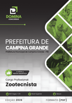 Zootecnista Campina Grande PB | Apostila 2026