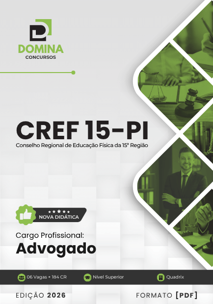 Advogado CREF 15 PI | Apostila 2026 1 Advogado CREF 15 PI | Apostila 2026