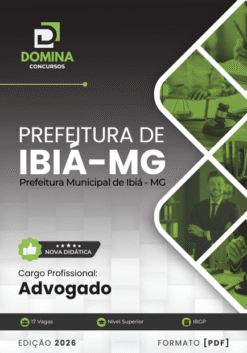 Advogado Ibiá MG | Apostila 2026