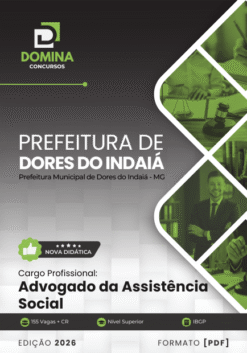 Advogado Prefeitura Dores do Indaiá MG | Apostila 2026