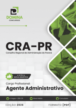 Agente Administrativo CRA PR | Apostila 2026