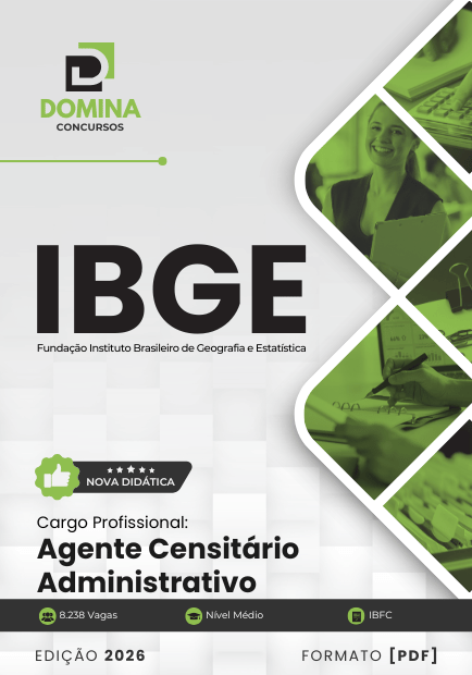 Agente Censitário Administrativo IBGE | Apostila 2026 1 Agente Censitário Administrativo IBGE | Apostila 2026