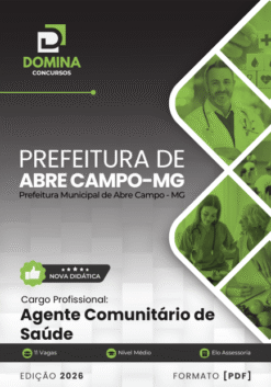 Agente Comunitário de Saúde Abre Campo MG | Apostila 2026