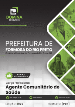 Agente Comunitário de Saúde Formosa do Rio Preto BA | Apostila 2026
