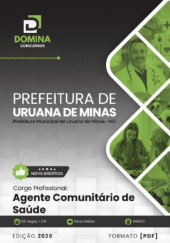 Agente Comunitário de Saúde Uruana de Minas MG | Apostila 2026