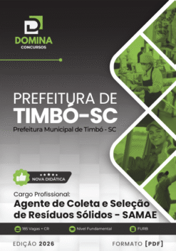 Agente de Coleta Timbó SC | Apostila 2026