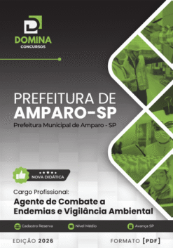 Agente de Combate a Endemias e Vigilância Ambiental Amparo SP | Apostila 2026