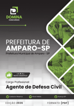 Agente de Defesa Civil Amparo SP | Apostila 2026