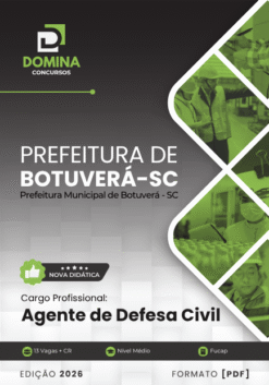 Agente de Defesa Civil Botuverá SC | Apostila 2026