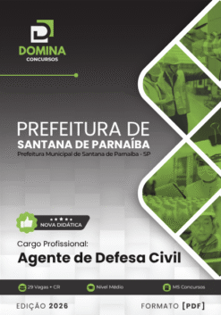 Agente de Defesa Civil Santana de Parnaíba SP | Apostila 2026