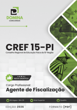 Agente de Fiscalização CREF 15 PI | Apostila 2026