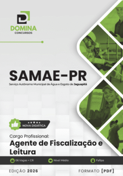 Agente de Fiscalização e Leitura SAMAE Jaguapitã PR | Apostila 2026