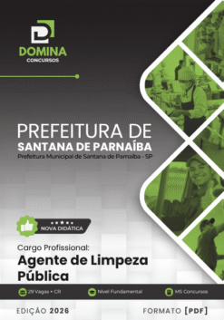 Agente de Limpeza Pública Santana de Parnaíba SP | Apostila 2026