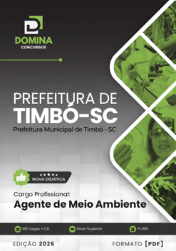 Agente de Meio Ambiente Timbó SC | Apostila 2026