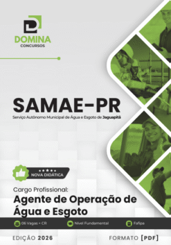 Agente de Operação de Água e Esgoto SAMAE Jaguapitã PR | Apostila 2026
