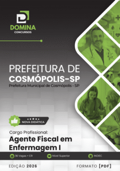 Agente Fiscal em Enfermagem Cosmópolis SP | Apostila 2026