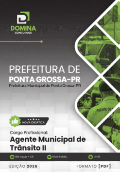 Agente Municipal de Trânsito Ponta Grossa PR | Apostila 2026
