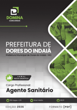 Agente Sanitário Prefeitura Dores do Indaiá MG | Apostila 2026