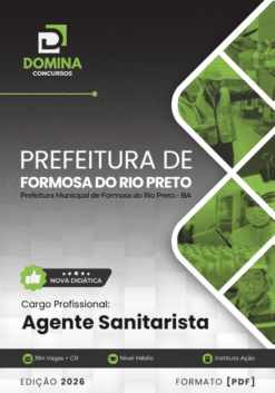 Agente Sanitarista Formosa do Rio Preto BA | Apostila 2026