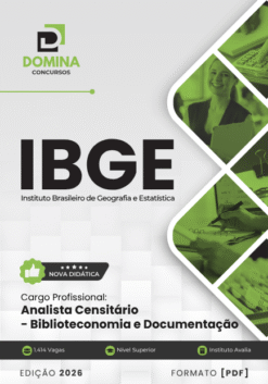 Analista Censitário Biblioteconomia e Documentação IBGE | Apostila 2026