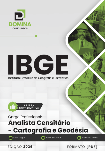 Analista Censitário Cartografia e Geodésia IBGE | Apostila 2026 1 Analista Censitário Cartografia e Geodésia IBGE | Apostila 2026