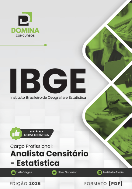 Analista Censitário de Estatística IBGE | Apostila 2026 1 Analista Censitário de Estatística IBGE | Apostila 2026