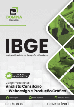 Analista Censitário de Webdesign e Produção Gráfica IBGE | Apostila 2026