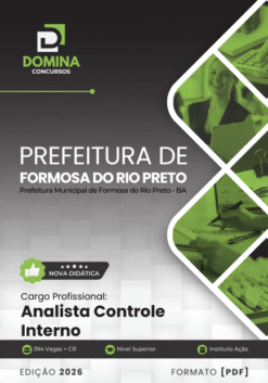 Analista Controle Interno Formosa do Rio Preto BA | Apostila 2026