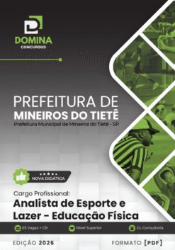 Analista de Esporte e Lazer Educação Física Mineiros do Tietê SP | Apostila 2026