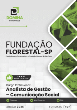 Analista de Gestão Comunicação Social Fundação Florestal SP | Apostila 2026