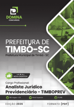 Analista Jurídico Previdenciário Timbó SC | Apostila 2026
