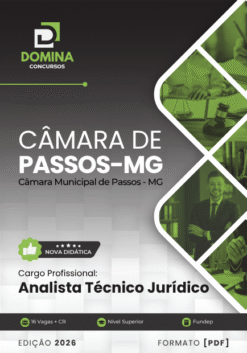Analista Técnico Jurídico Câmara Passos MG | Apostila 2026