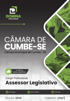Assessor Legislativo Câmara Cumbe SE | Apostila 2026