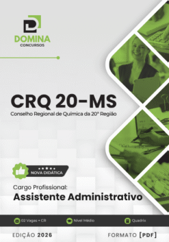 Assistente Administrativo CRQ 20 MS | Apostila 2026
