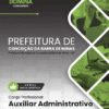 Auxiliar Administrativo Conceição da Barra de Minas MG | Apostila 2026