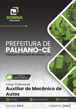 Auxiliar de Mecânico Palhano CE | Apostila 2026