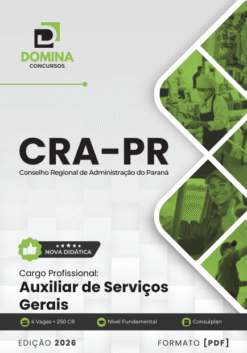 Auxiliar de Serviços Gerais CRA PR | Apostila 2026