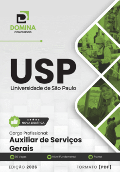 Auxiliar de Serviços Gerais USP | Apostila 2026