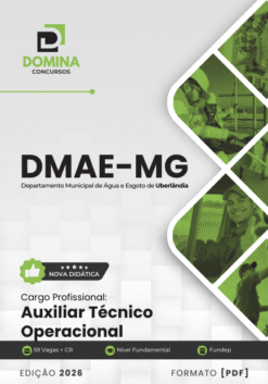 Auxiliar Técnico Operacional DMAE Uberlândia MG | Apostila 2026