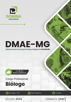 Biólogo DMAE Uberlândia MG | Apostila 2026