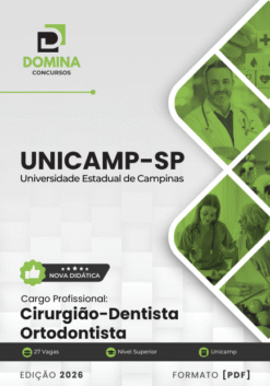 Cirurgião Dentista Ortodontista UNICAMP SP | Apostila 2026