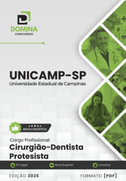 Cirurgião Dentista Protesista UNICAMP SP | Apostila 2026