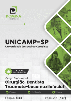 Cirurgião Dentista Traumato Bucomaxilofacial UNICAMP SP | Apostila 2026