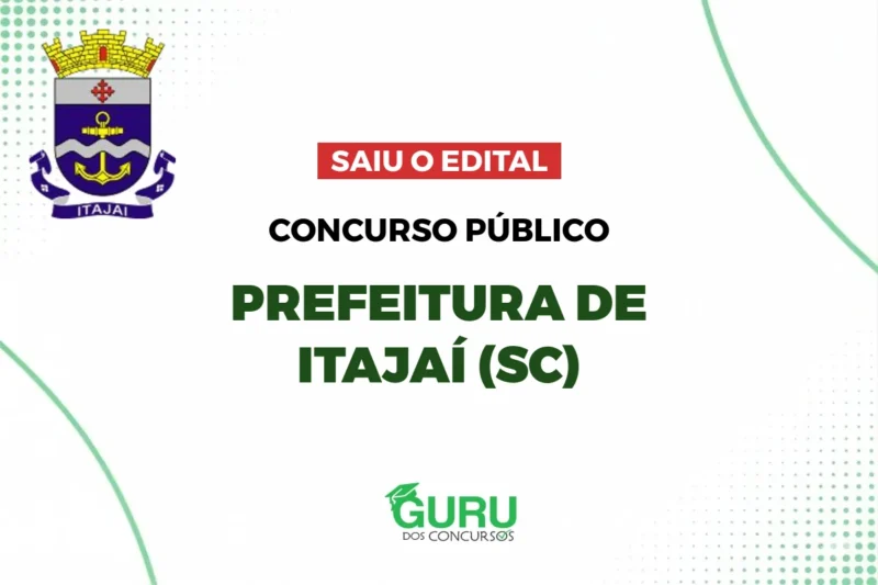 concurso prefeitura de itajai sc