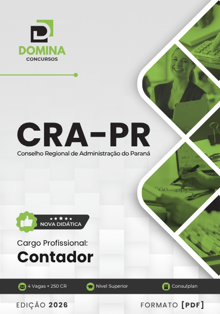 Contador CRA PR | Apostila 2026 1 Contador CRA PR | Apostila 2026
