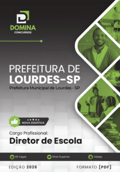 Diretor de Escola Lourdes SP | Apostila 2026