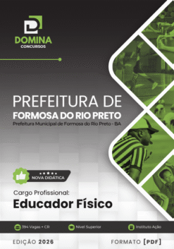 Educador Físico Formosa do Rio Preto BA | Apostila 2026