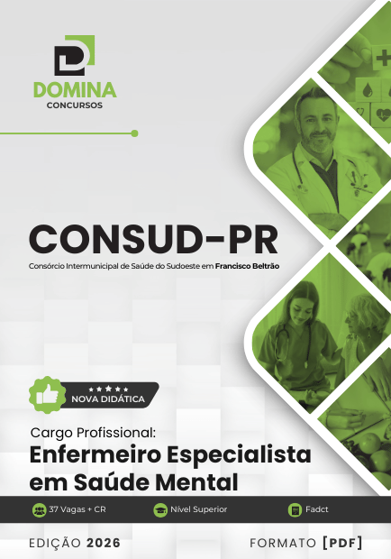 Enfermeiro Especialista em Saúde Mental CONSUD PR | Apostila 2026 1 Enfermeiro Especialista em Saúde Mental CONSUD PR | Apostila 2026