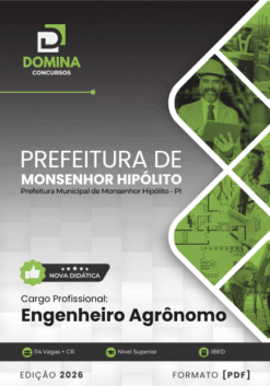 Engenheiro Agrônomo Monsenhor Hipólito PI | Apostila 2026