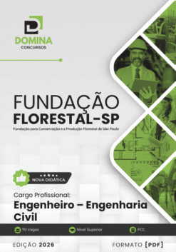 Engenheiro Civil Fundação Florestal SP | Apostila 2026